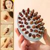 1 Pcs Meridian Massage Brush Soft Manual Full Body Gua Sha Massager Head Abdomen Leg Body Relaxation Home Use Anti-Fatigue