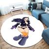 One Piece Boa Hancock Round Area Rug Carpet Rug For Living Room Bedroom Sofa Playroom Decor Nonslip Floor Mat