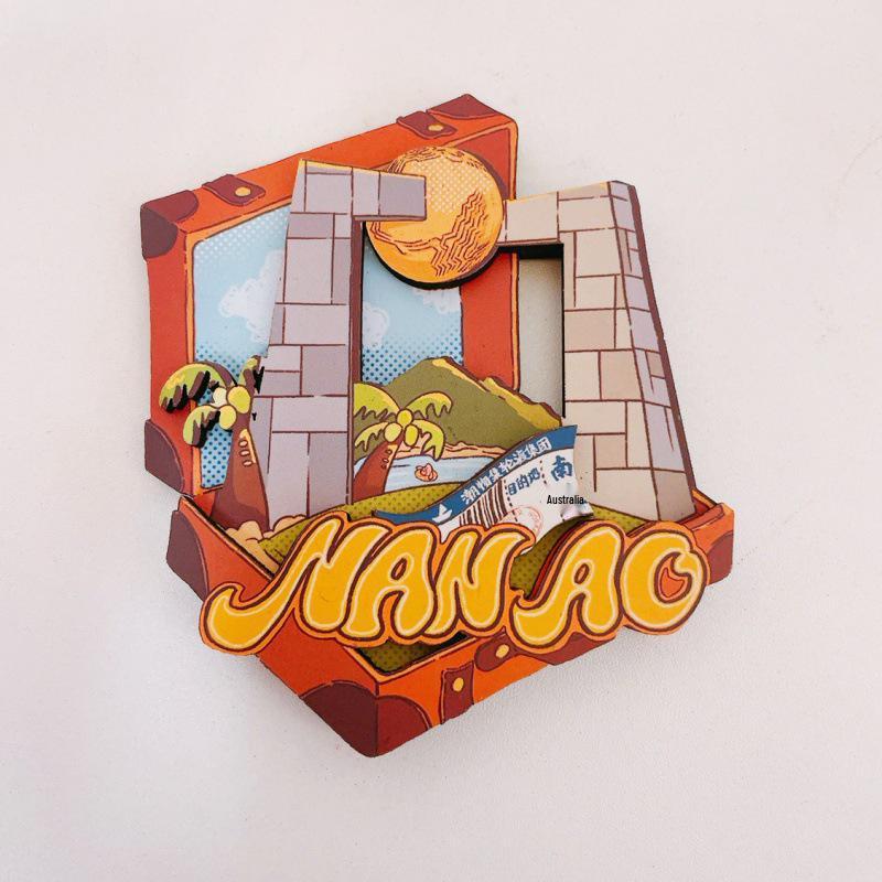Chaozhou Cultural Refrigerator Magnet: Nan'ao Island Souvenir