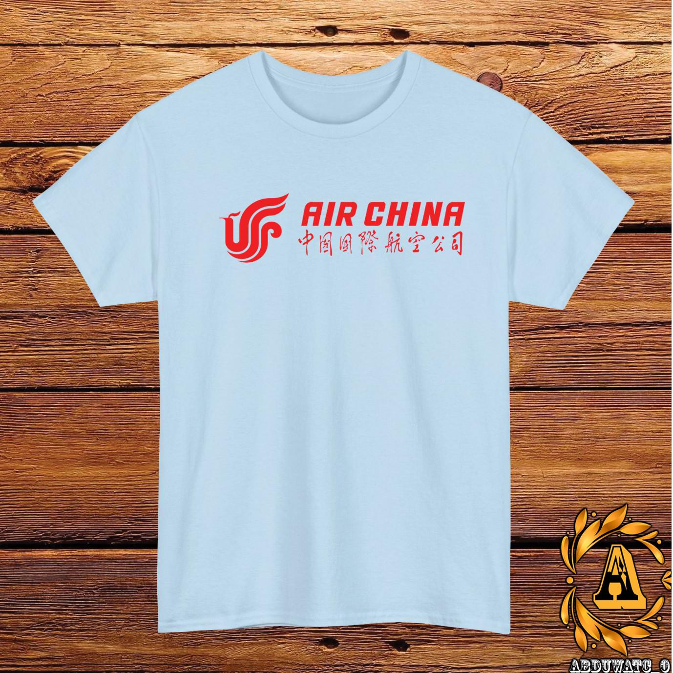 Air China Airlines Logo T-Shirt Black Grey White Navy Red Light Blue S-5XL XXL