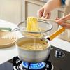 COOKER KING Fine Mesh Strainer Stainless Steel Colanders Cute Soy Milk Strainer Medicine Filter Mesh Home Juice&Flour Sieve Mesh