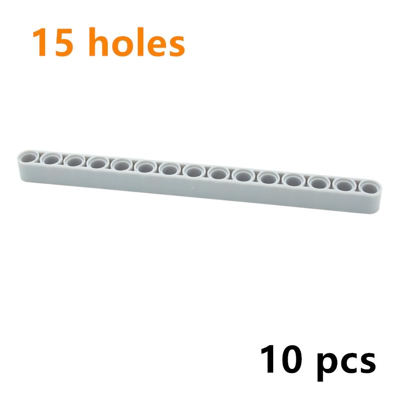 Construction 64871 1x15 Thick Hole 32278 Assembles Particles Car Robot Arm Liftarm Building Blocks DIY Technical Toys