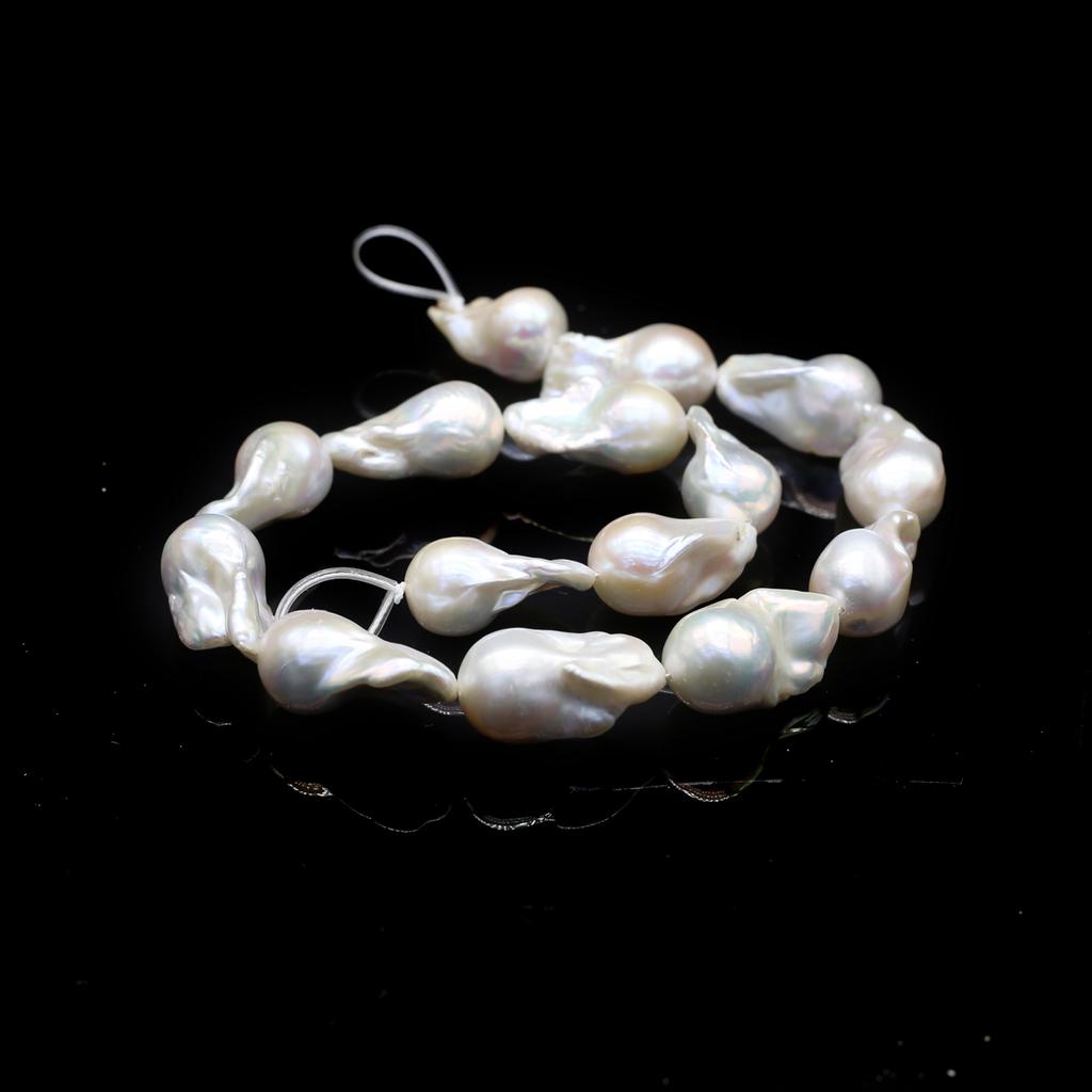 1Strand Irregular Baroque Pearl 15x20mm For Jewelry Making DIY Necklace Bracelet Earrings Accessory