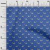 oneOone Cotton Flex Fabric Fish Block Printed Craft Fabric BTY 40 Inch Wide