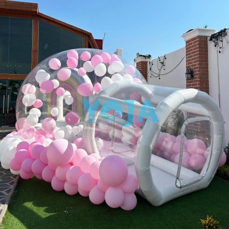 Transparent Inflatable Outdoor Bubble House: Dreamy Starry Sky Tent for Scenic Photo Spots