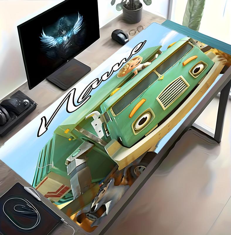Customizable Name Trash Truck Pattern Gaming Mouse Pad-Non Slip Rubber Base,Perfect Gamers,Esports,Ideal Gift Gaming Enthusiasts