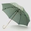 Makita Shoten Rain Long Nordic Jacquard Manual Made in 16248809 Women's Umbrella, Umbrella, Umbrella, (Large Branch) Pattern, Green, Opening, Japan,
