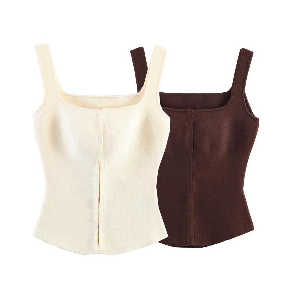 European and American Style, New Women's Clothing, Versatile Corset-type Knitted Top 0014023 700