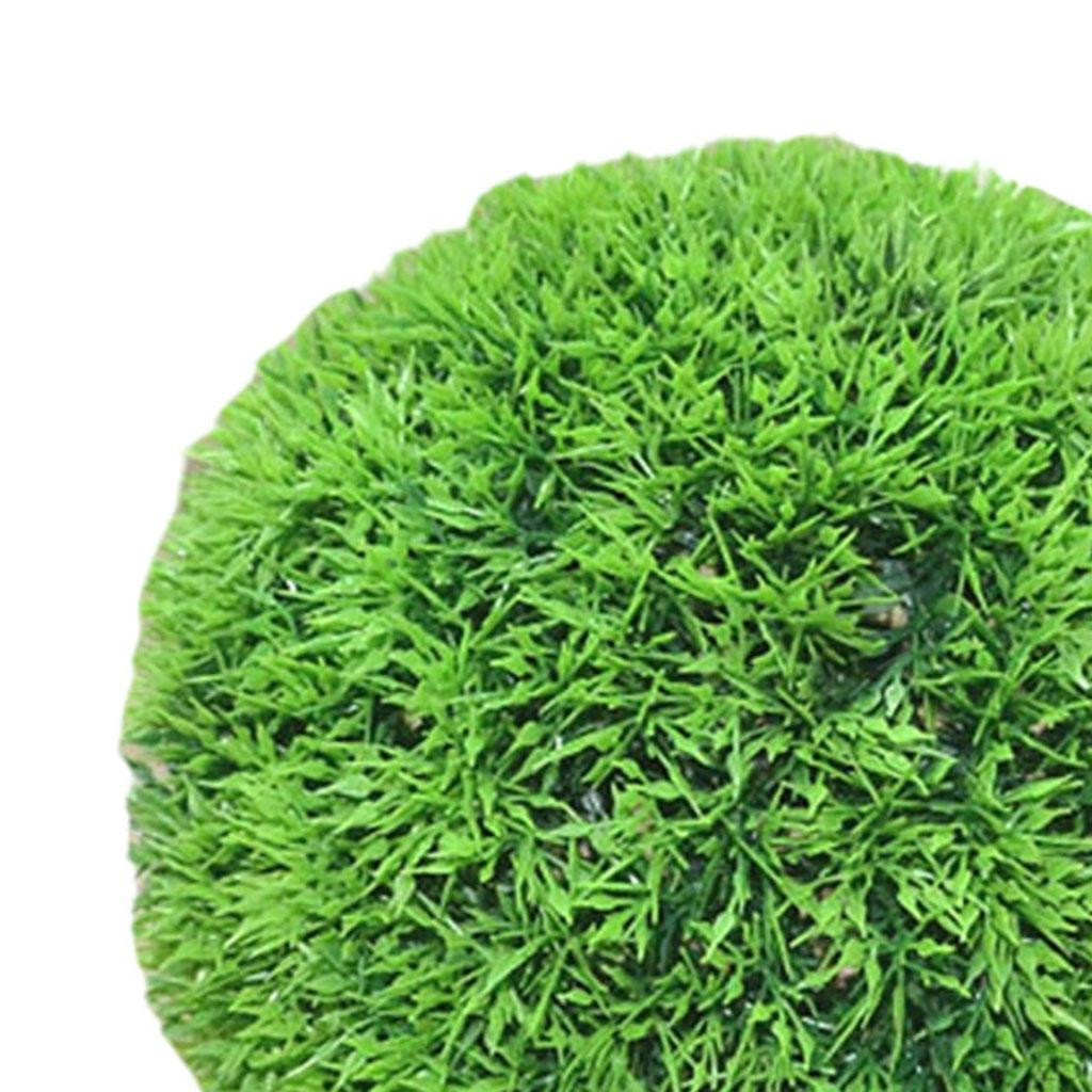 Artificial Topiary Decorations Greenery Shrubs Hanging Faux Plant Grass Ball for Backyard Garden