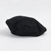 LOOKING4U On the Moment Solid Cotton Beret C1 Black