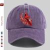 Pc Vibrant Red Cardinal Bird Print Baseball Cap Red Robe Design Trucker Hat Comfortable Lightweight Papa Cap Dad Mom Beach P
