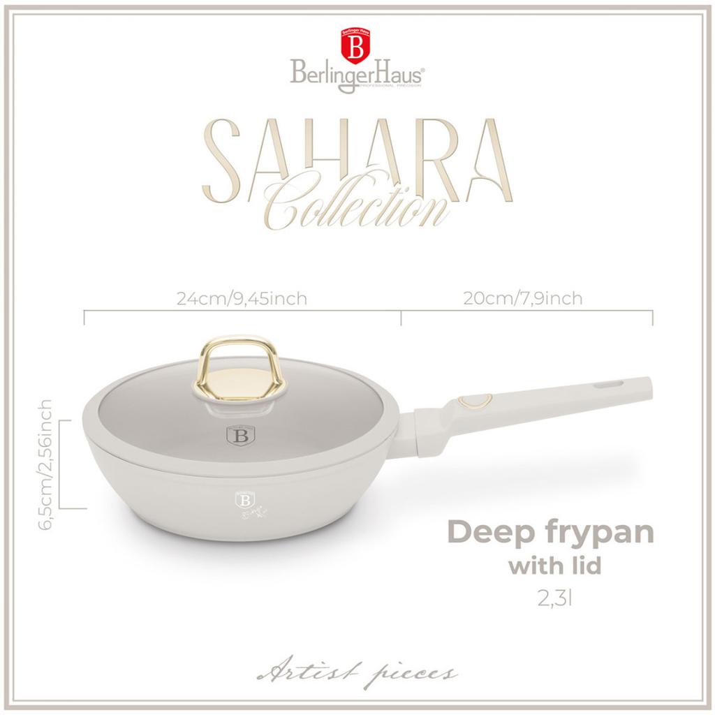 TITANIUM DEEP FRYPAN 24cm BERLINGER HAUS BH-8062 SAHARA