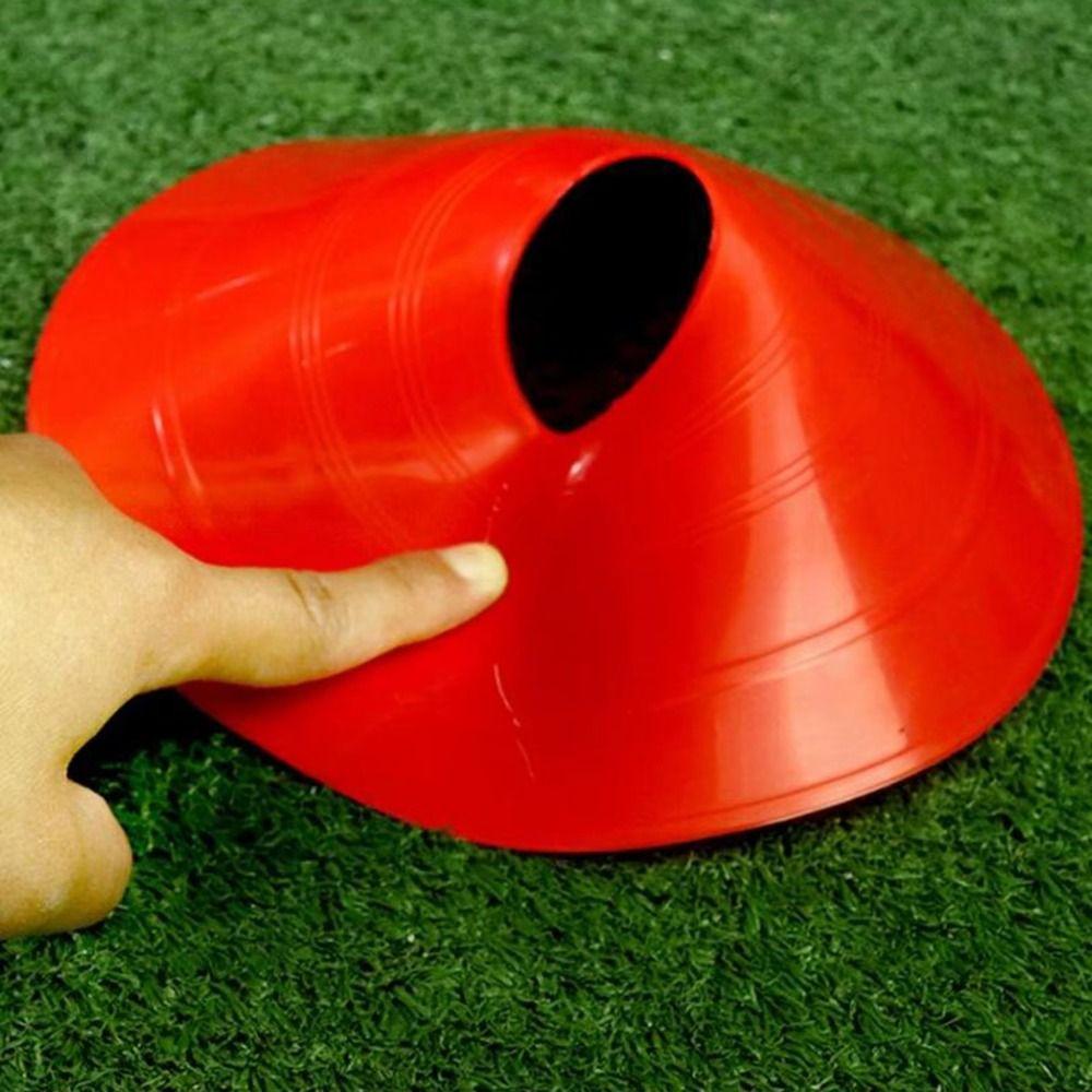 25/50Pcs Flexible Training Marker Cones Colorful Soccer Training Sign Dish Basketball