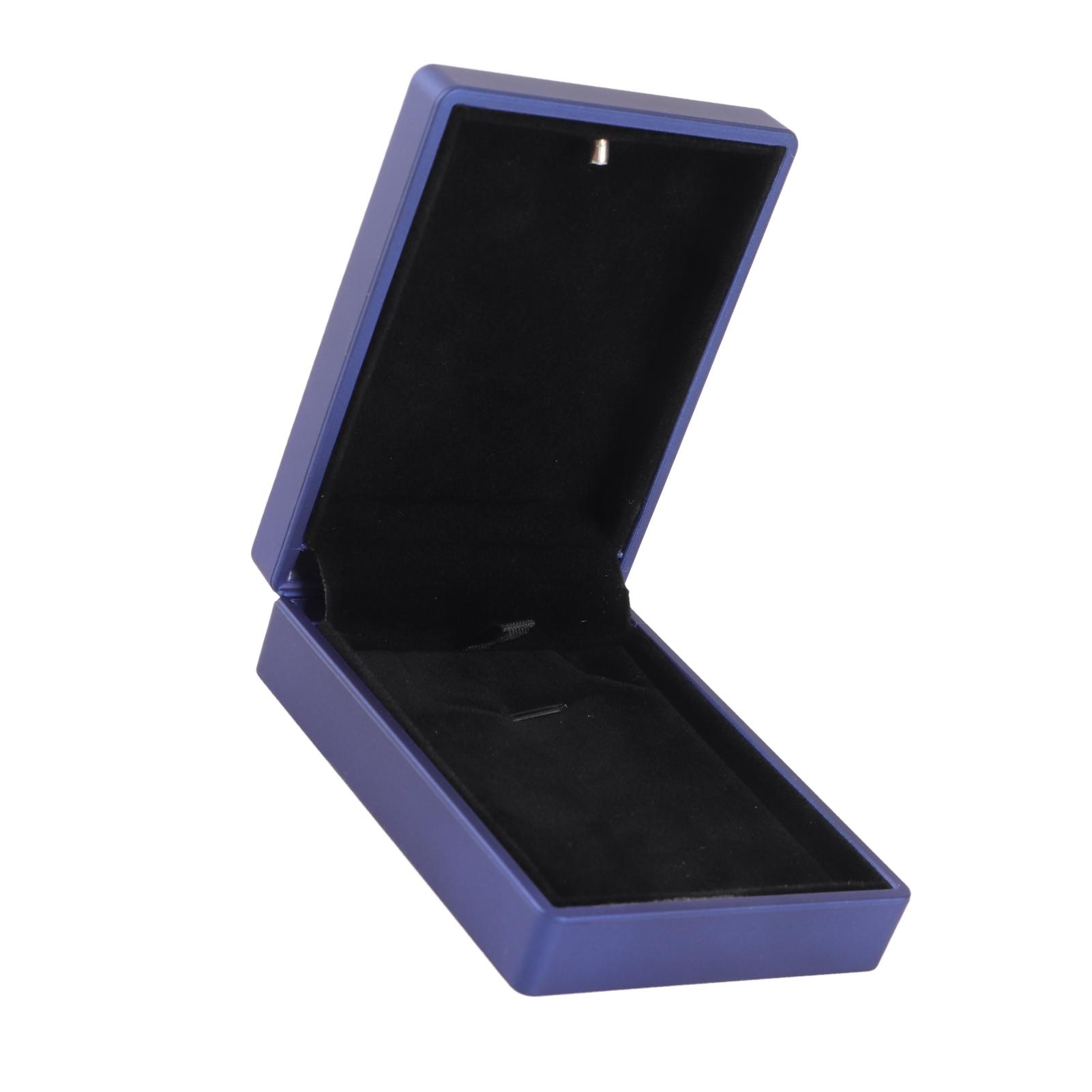 

Wedding Ring Box Container Jewelry Pendant Holder Storage Case LED Light (Blue for Pendant) синий