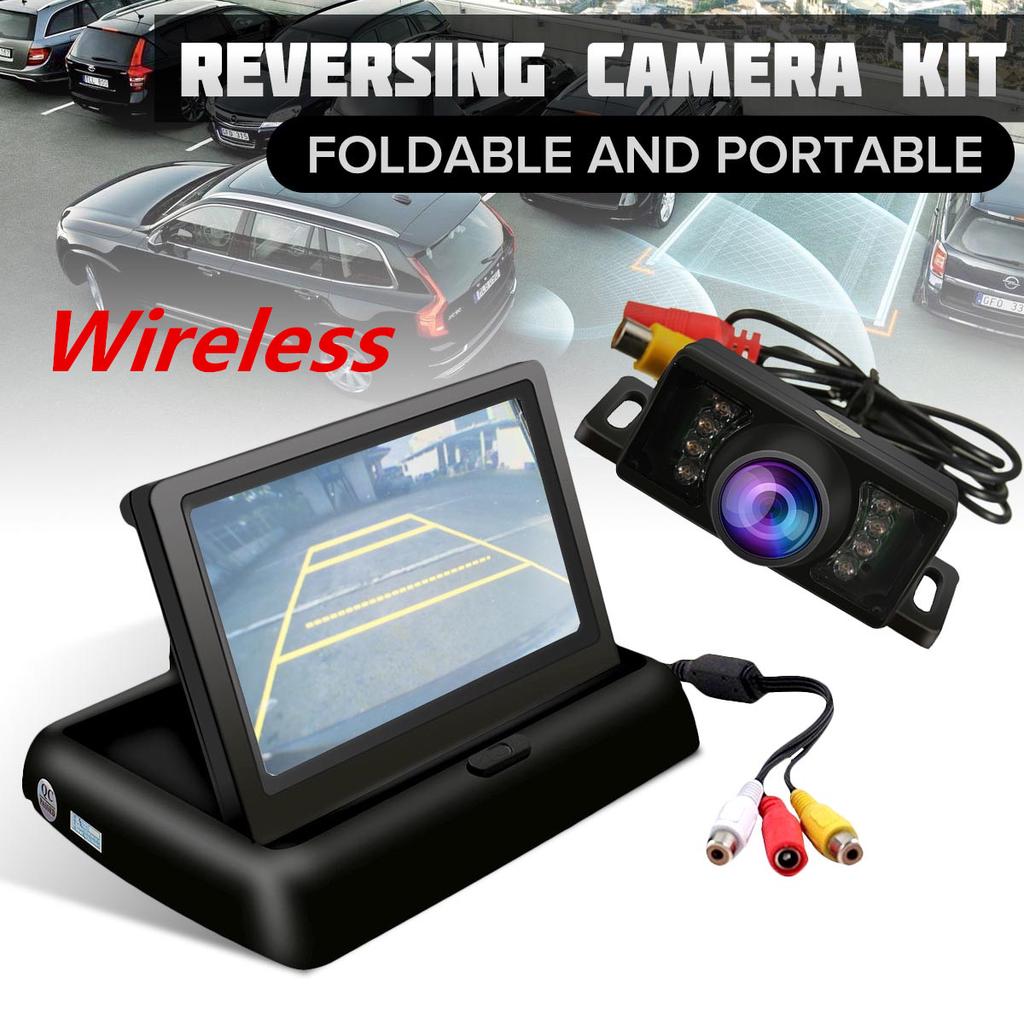 Backup Camera Kit - Reversing Camera Kits 4.3" Car Rear View Mirror - View #13