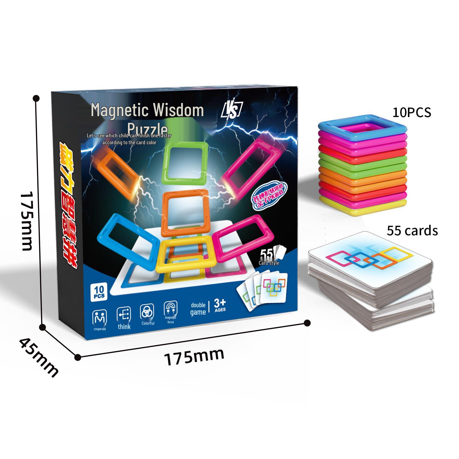 

Трансграничные магнитные плитки Обучающие сценические игрушки для детского сада - Изменяемые сборочные блоки