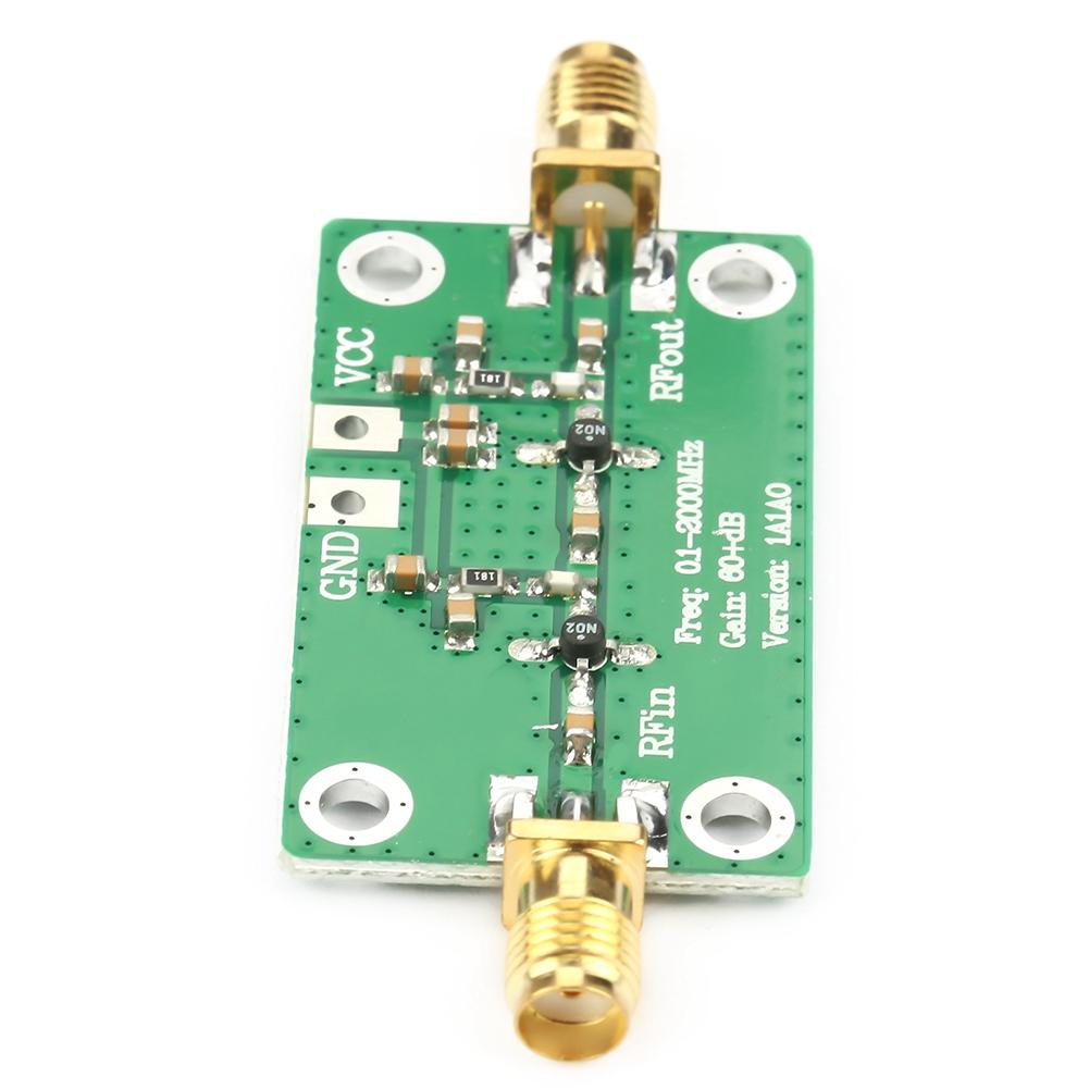0.1 2000MHz Wzmocnienie 60dB Szerokopasmowy Wzmacniacz RF LNA 0.1 2GHz