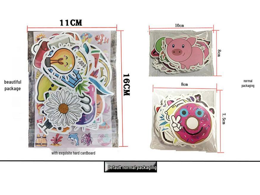 201 Trendy Brand Logo Graffiti Stickers: Waterproof Decoration for Suitcase, Car, Motorcycle, and Skateboard