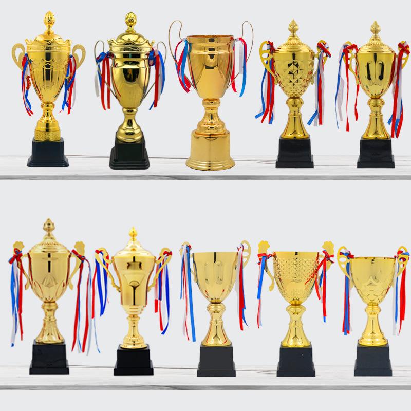 Custom Metal Trophies for Student and Children Sports: Creative Awards for Football, Basketball, and Competitive Games