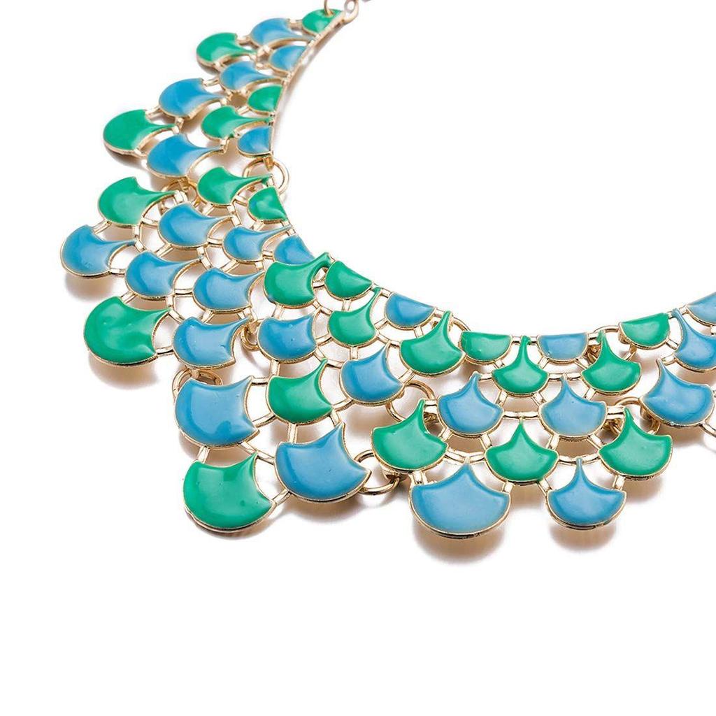 Yellow Chimes Necklace for Women and Girls Green Choker Necklace for Women Western