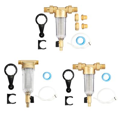 Filtre Pré-filtre Chauffe-eau Robinet Acier Inoxydable Robinet Purificateur Avant Filtres Outil Matériel Accessoires Maison Cuisine Robinet Fournitures