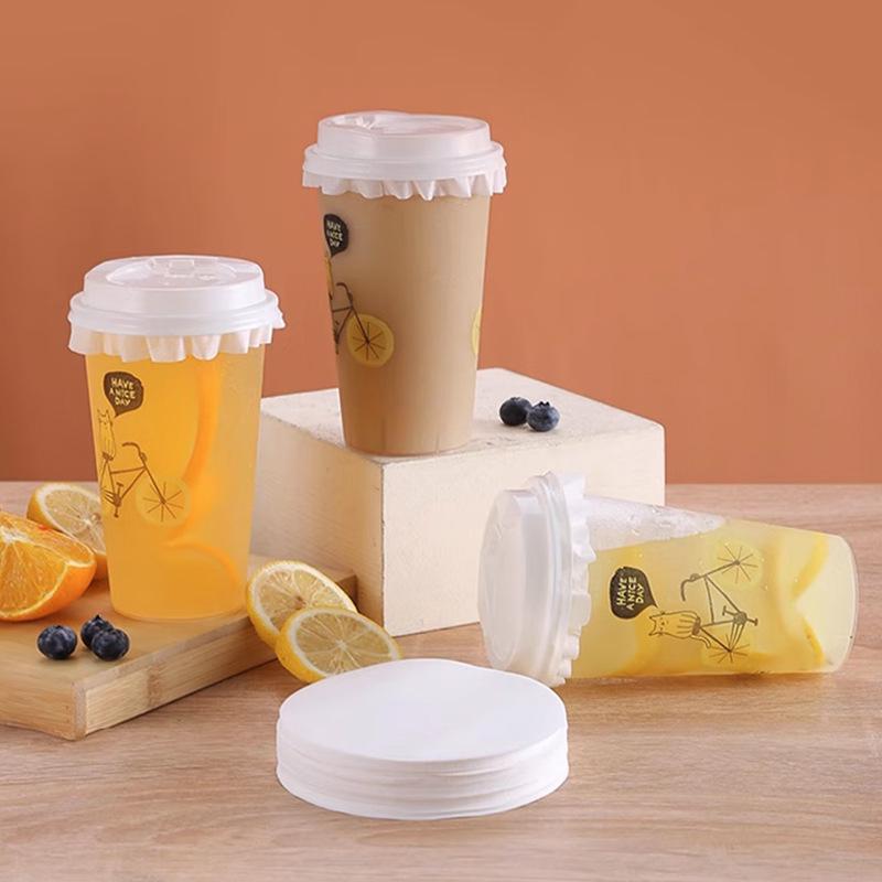Leak-Proof Milk Tea and Coffee Silicone Oil Paper Sealing Pads