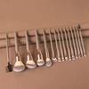 HMU Hot Selling Make up Brushes Black Gold Manufacturers OEM 7 10 15 Pcs Makeup Brush Set With Case
