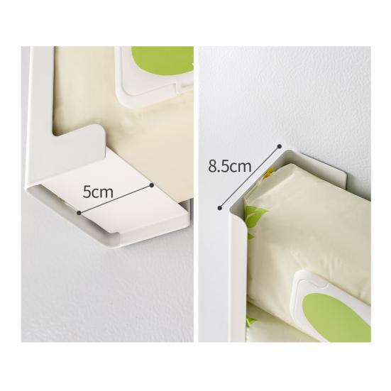 Magnetic Tissue Box Holder Wall Mounted Glove Box Holder Disposable Gloves Dispenser Tissue Holder Magnet for Kitchen Freezer Refrigerator