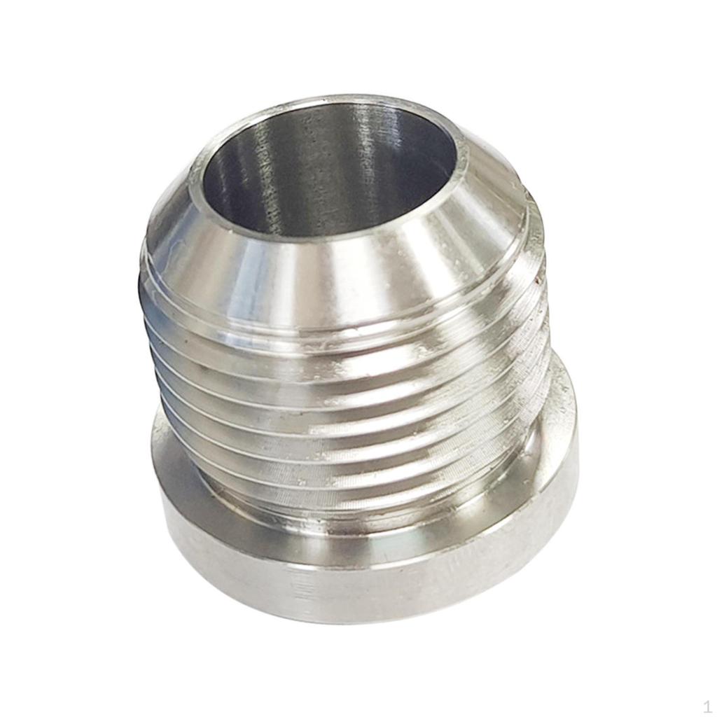 Male Billet Stainless Steel Weld on Fitting Mounting Hardware Replaces Professional Assembly