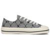 MLB Playball Vintage Floral Sports Casual Non-Slip Low-Top Canvas Shoes Unisex Sneaker Gray 3ACVVC11N-50GRS