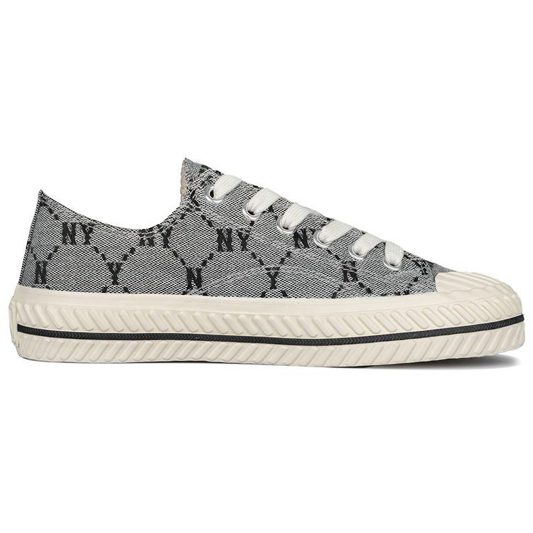 MLB Playball Vintage Floral Sports Casual Non-Slip Low-Top Canvas Shoes Unisex Sneaker Gray 3ACVVC11N-50GRS