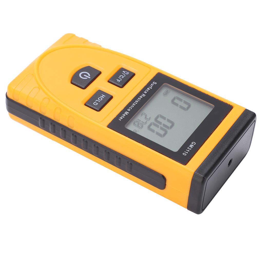 GM3110 Surface Resistance Meter High Accuracy Digital Display AntiStatic HighDefinition Backlight Resistance Tester