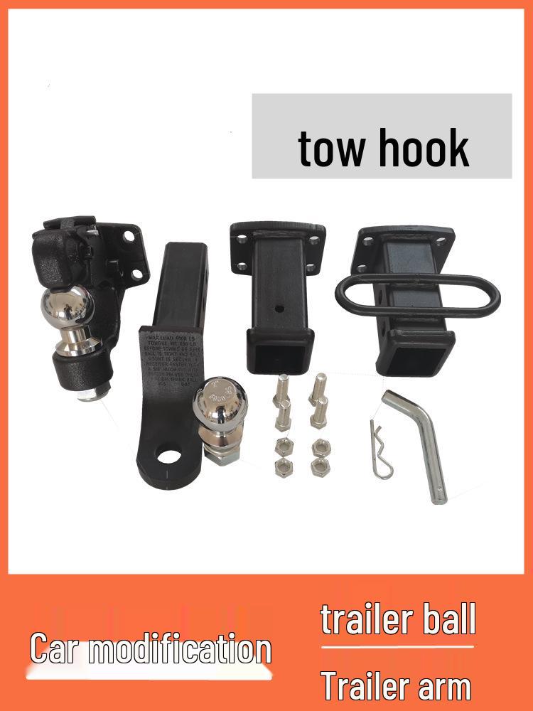 2-Inch Trailer Ball & Arm Set with 50mm Hole