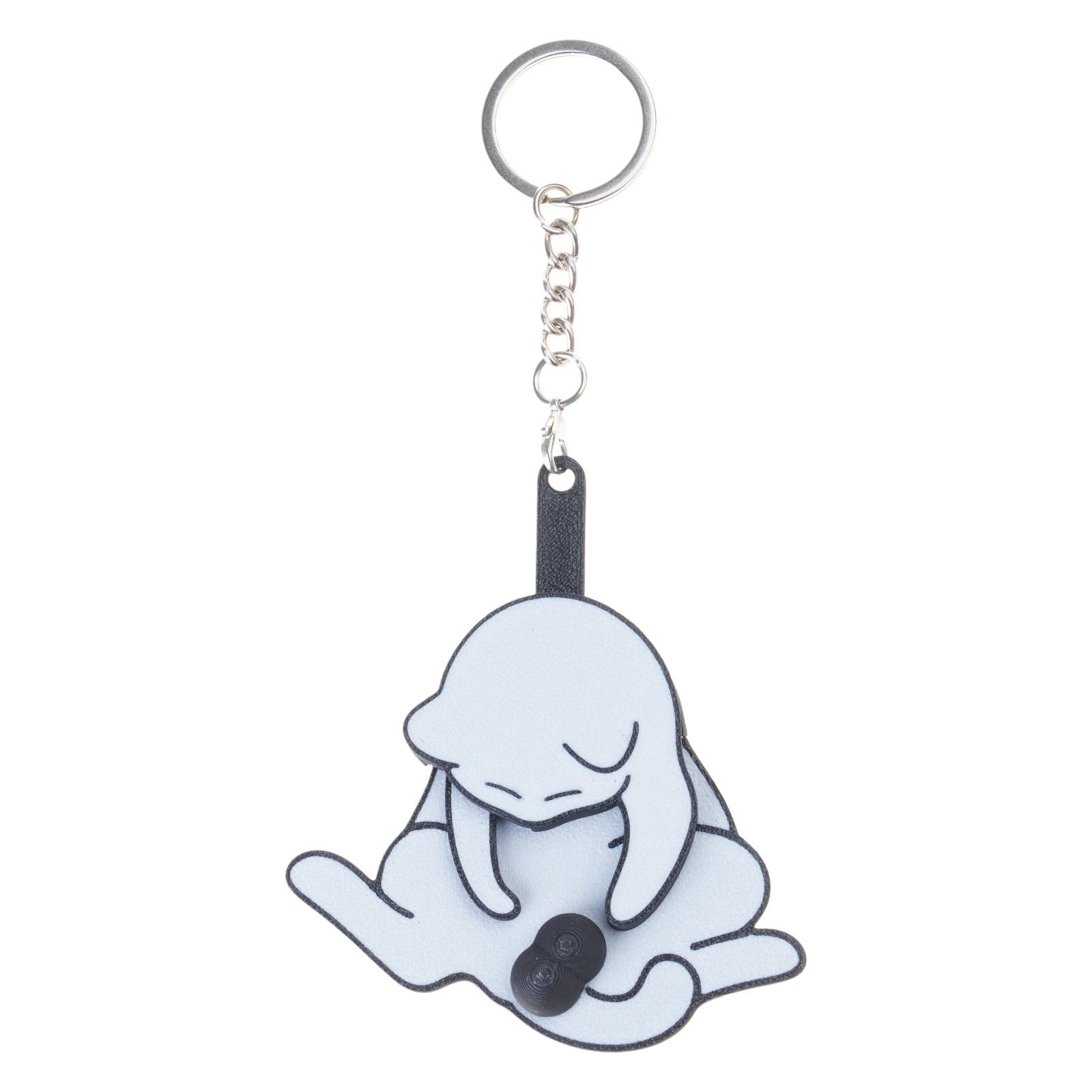 

Креативный брелок-подвеска для сумок или ключей в виде яйца с вытягивающимися котятами, ручной работы, новинка, забавный и стильный шарм для сумки