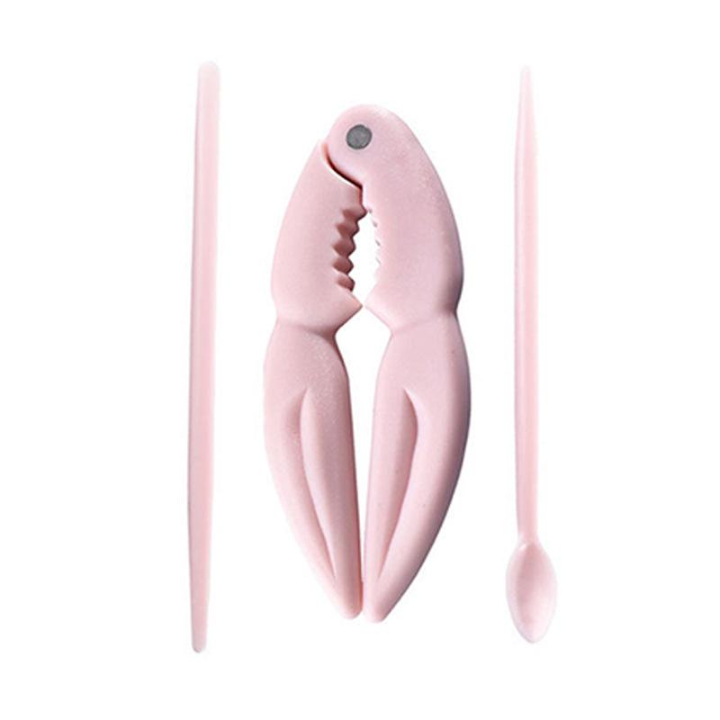 

Клешни для краба Очиститель скорлупы Домашний Удобный для еды Инструменты для краба Орехокол для грецких орехов Многофункциональные Кухонные Инструменты для морепродуктов розовый