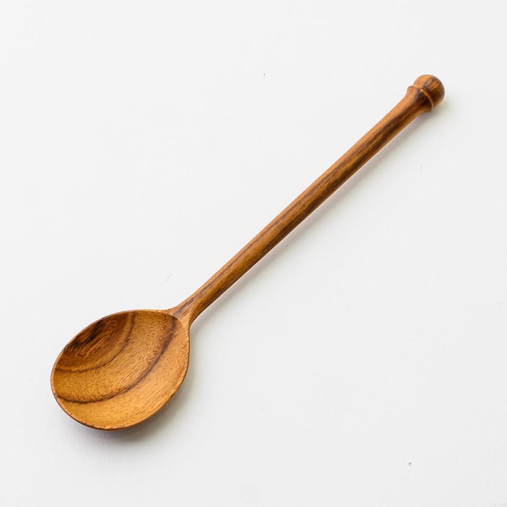 ChaBatree Wooden Table Spoon, 19cm, Teak Wood, Cutlery, Skala