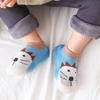 1 par estilo animal antiderrapante sapatos de criança meias de bebê sapatos de borracha macia menino menina moda