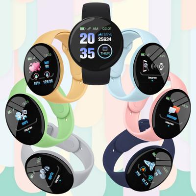Reloj Inteligente D18S 1.44 Pulgadas Control Táctil Monitoreo de Frecuencia Cardíaca Pantalla Grande Hombres Mujeres Pulsera Deportiva Rastreador de Actividad Física para Correr
