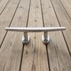 316 Stainless Steel Boat Dock Cleats | MirrorPolished Finish, Flat Cleat, for Boats 8inch Slide