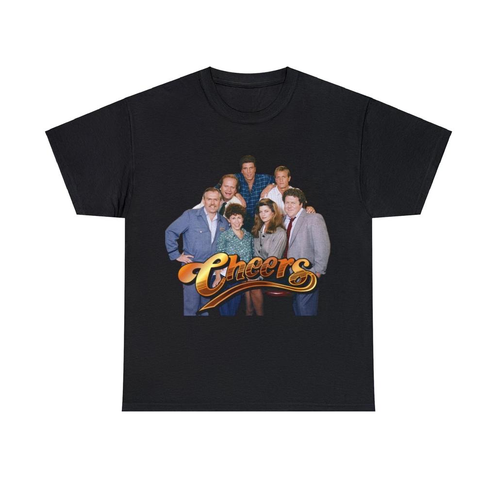 Cheers Heavy Cotton Tee, Classic TV Show, TV Fan Gift