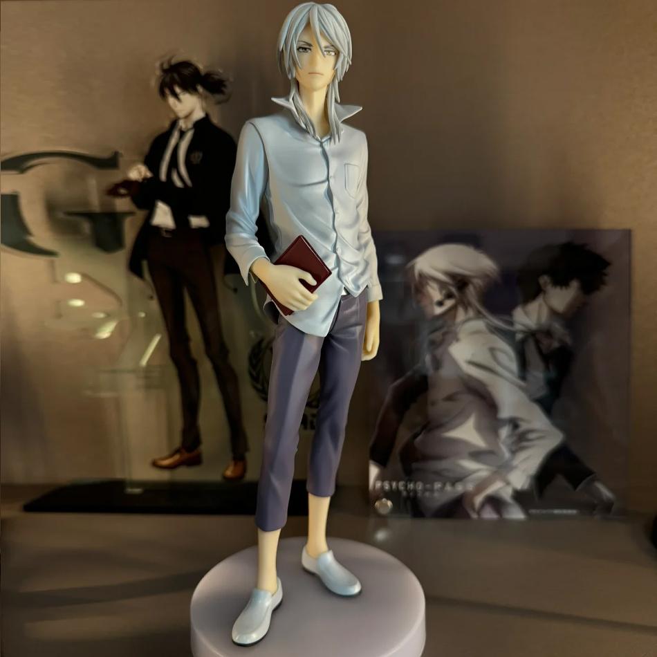18cm Anime PSYCHO-PASS Anime Figures Kougami Shin'ya Makishima Shogo PVC Action Figures Model Anime Cartoon Model Toy Gifts