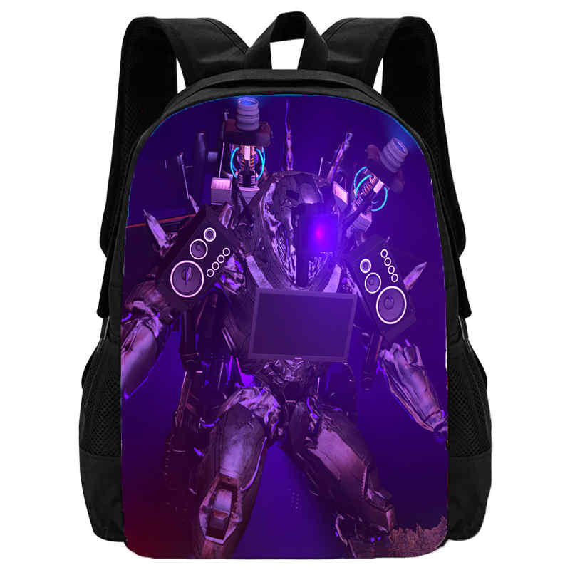Mochila Skibidi Toilet School Backpack Cartoon School Bag for Boys  Titans Cameraman Children Backpack  Speaker Tv Man Kids Bags