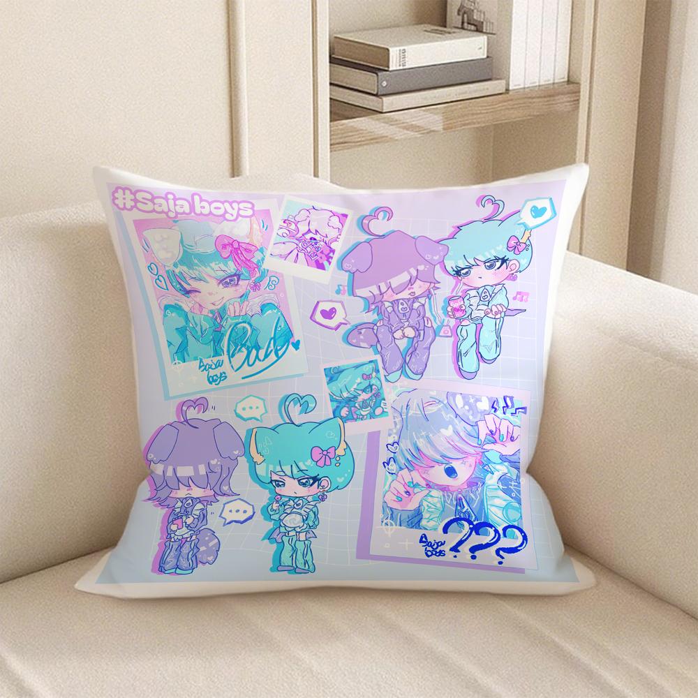 KPop Demon Hunters Cute anime style pillowcase: colorful characters and cute patterns, fashionable home decoration
