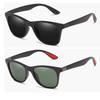 2Pack Retro Sunglasses for Women Men Trendy Sun Glasses Black Red Outdoor Sports Driving Fishing Glasses
