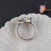 Day Gifts Retro Lucky Rings Open Ring Adjustable Toad Creative Animal Frog Rings Bohemian