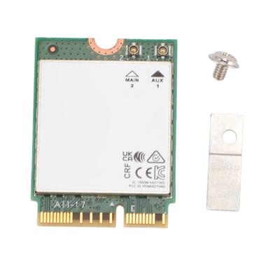 WiFi6E Wireless Card M.2 Cnvio2 AX211NGW 2.4 5 6Ghz Tri Band Bluetooth 5.3 5374Mbps Network Adapter For Win 10