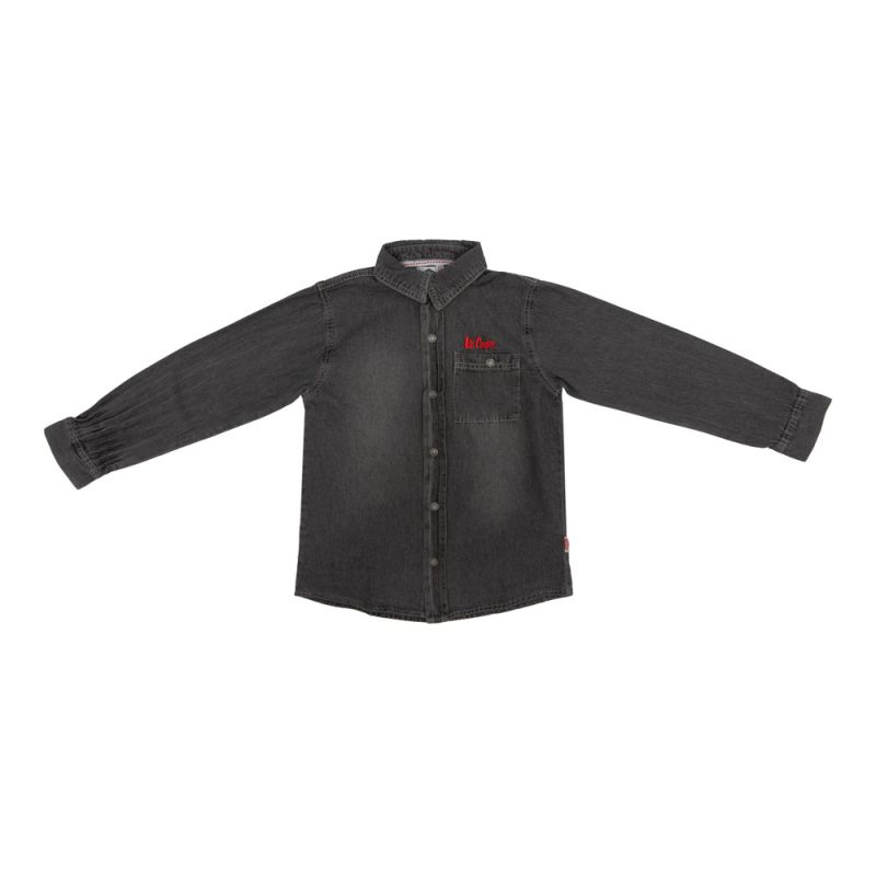 Dark Grey Denim Shirt Child LEE COOPER