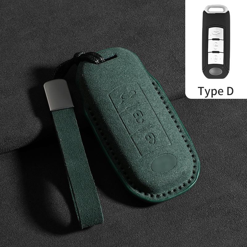 Cross Border Compatible for Trumpchi GS5 GA6 M6 High-qualityGS4 GS3 GS8 Suede Key Case with Keychain From Factory