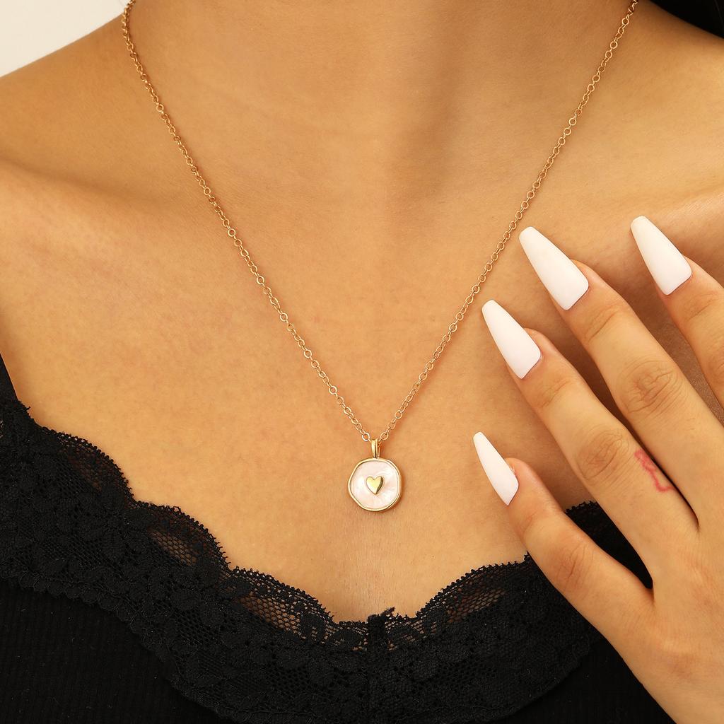Minimalist Geometric Oval Cross Star Moon Heart Open Enamel Ring Fashion Women Finger Band