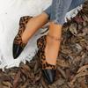 Fashion Spring and Autumn Fashion New Sexy Leopard Print Pointed Toe Casual Comfortable Popular Women's Shoes Walking Shoes Zapatillas